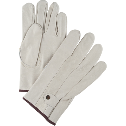 Standard-Duty Ropers Gloves, Large, Grain Cowhide Palm FMT Sales Ltd