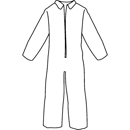 Pyrolon&reg; Plus 2 Disposable FR Coveralls, Small, Blue, FR Treated Fabric FMT Sales Ltd