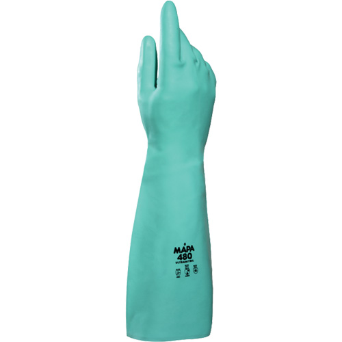 Gants &agrave; prise &agrave; motif en Z Ultranil 480, Taille Petit/7, 18" lo, Nitrile, 22 mils FMT Sales Ltd