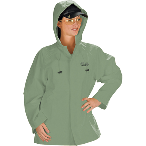 Hurricane Flame Retardant/Oil Resistant Rain Suits - Jacket, 4X-Large, Green FMT Sales Ltd