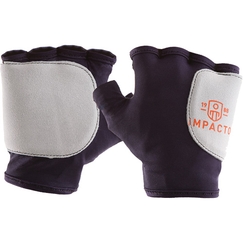 Palm/Side Fingerless Protection Gloves - Left, X-Small, Suede Palm, Slip-On Cuff FMT Sales Ltd