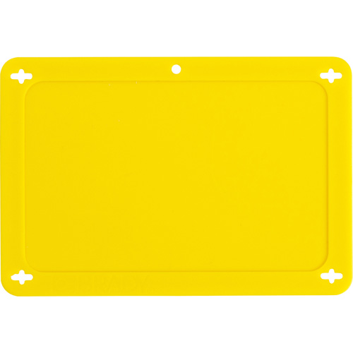 &eacute;tiquette vierge pour vanne, Plastique, 4-3/4" la x 3-1/4" h FMT Sales Ltd