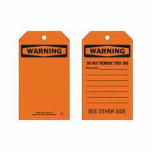 Self-Laminating Safety Tags, Polyester, 4" W x 7" H, English FMT Sales Ltd