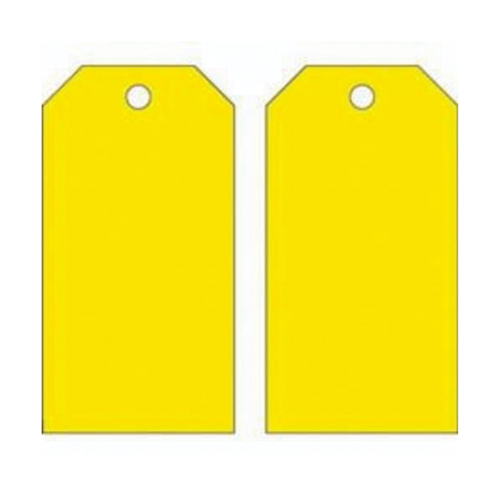 &eacute;tiquettes vierges autoplastifiantes pour la pr&eacute;vention des accidents, M&eacute;tal, 3" la x 5-3/4" h FMT Sales Ltd