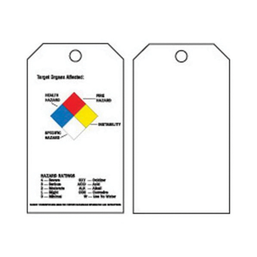 &eacute;tiquettes du droit &agrave; l'information, Polyester, 3" la x 5-3/4" h, Anglais FMT Sales Ltd