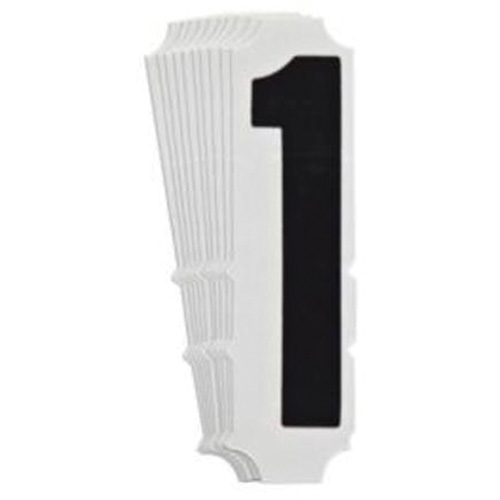 Quick-Align&reg; Individual Gothic Number and Letter Labels, 1, 4" H, Black FMT Sales Ltd