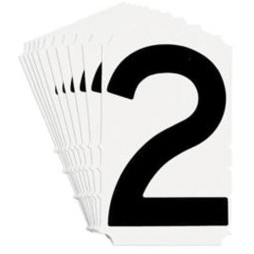 &eacute;tiquettes de lettres et chiffres gothiques individuels Quick-Align, 2, 4" h, Noir FMT Sales Ltd