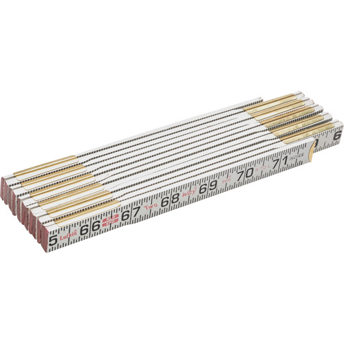 R&egrave;gle Red End Two Way, 6' lo, Bois, Graduations de 1/16" FMT Sales Ltd