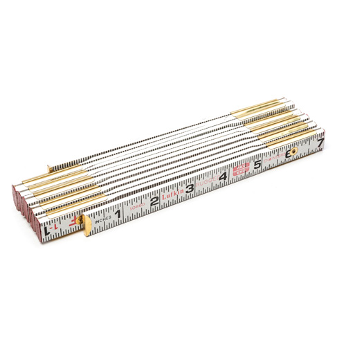 R&egrave;gle &agrave; pes&eacute;e Red End pour ing&eacute;nieur, 6' lo, Bois, Graduations de 1/16" FMT Sales Ltd