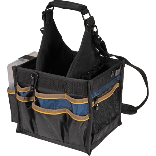 Grands porte-outils pour &eacute;lectriciens et travaux de maintenance, Polyester, 23 pochettes, Noir FMT Sales Ltd