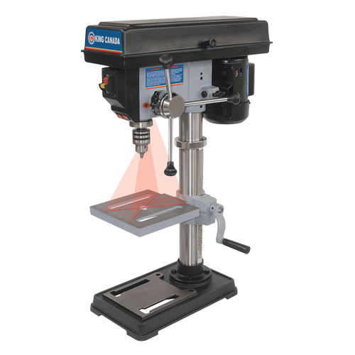 Perceuses &agrave; colonne avec laser, 10", Mandrin 1/2", 3050 tr/min FMT Sales Ltd