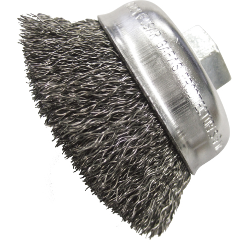 Brosses-boisseau &agrave; fils cr&ecirc;p&eacute;s 4" FMT Sales Ltd