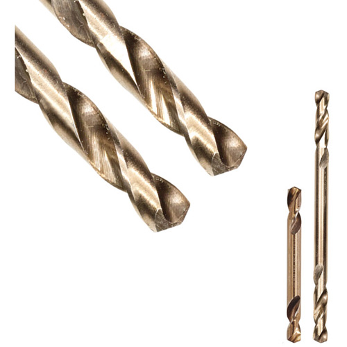 SST+ Double-Ended Stub Drill Bit, #51, High Speed Steel, 25/64" Flute, 135° Point FMT Sales Ltd