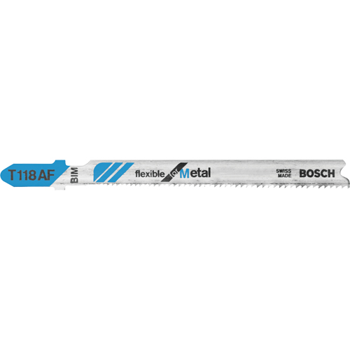 Flexible Jigsaw Blade, Bi-Metal, 3-5/8" L, 17-24 TPI FMT Sales Ltd