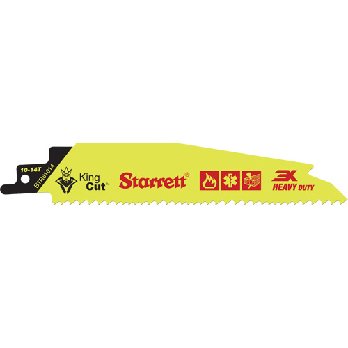 Lame de scie alternative King Cut, Bim&eacute;tal, 10-14 Dents par pouce, 12" lo x 1" la FMT Sales Ltd