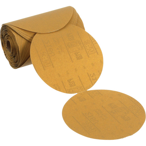 Stikit Gold Paper Sanding Disc Roll, 6" Dia., P120 Grit, Aluminum Oxide FMT Sales Ltd