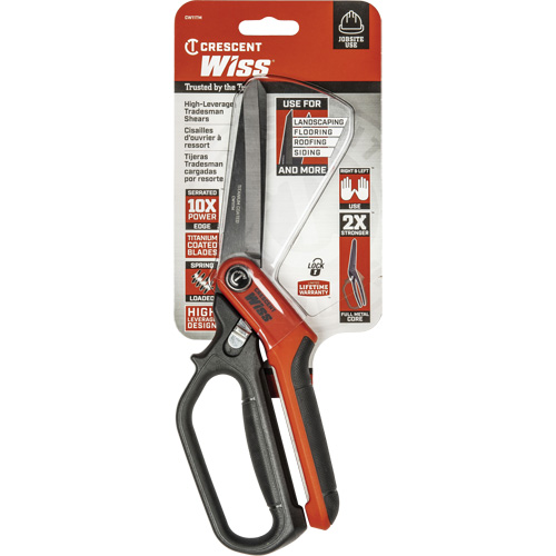 Heavy-Duty Tradesman Shears, 11", Single Ring Handle FMT Sales Ltd