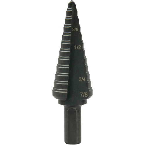 Multi-Hole Step Bit, 3/16"/4.8 mm - 7/8"/#4/22.2 mm  FMT Sales Ltd
