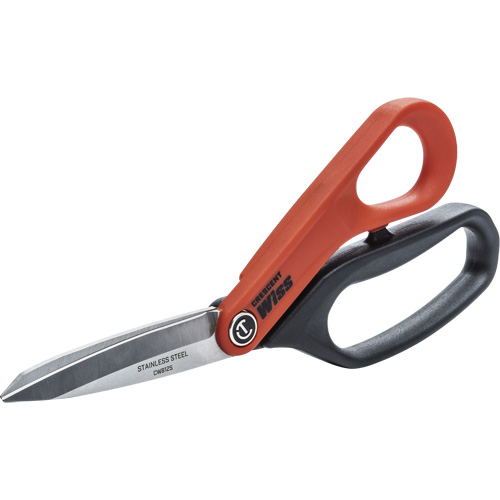 Stainless Steel All Purpose Tradesman Shears, 8-1/2", Rings Handle FMT Sales Ltd