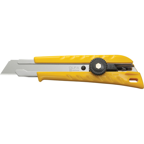 Ratchet Lock Utility Knife with Solid Blade, 18 mm, Stainless Steel Blade FMT Sales Ltd