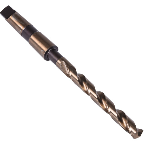 Heavy Duty Taper Shank Drill Bit, 9/16", High Speed Cobalt, 4-7/8" Flute, 135° Point FMT Sales Ltd