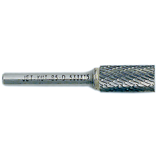 End-Cut Cylindrical Burr, 1/2" Dia., 1/4" Shank, 1" Depth of Cut FMT Sales Ltd