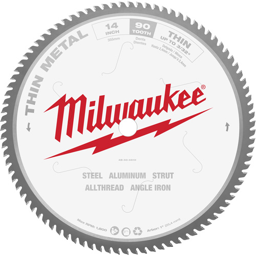 Endurance&reg; Circular Saw Blade, 14", 90 Teeth, Metal Use FMT Sales Ltd
