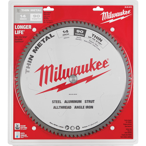 Endurance&reg; Circular Saw Blade, 14", 90 Teeth, Metal Use FMT Sales Ltd