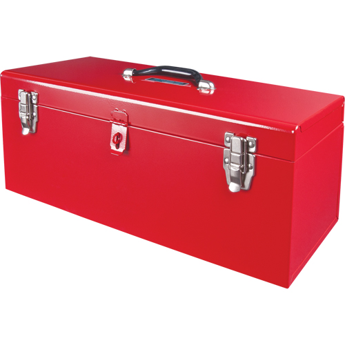 Coffre &agrave; outils portatif ATB100 avec plateau en m&eacute;tal pour outils, 8-3/4" P x 21" la x 9" h, Rouge FMT Sales Ltd