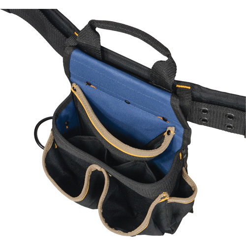 Combin&eacute;s de ceinture &agrave; outils &agrave; 20 pochettes, Polyester, Noir FMT Sales Ltd