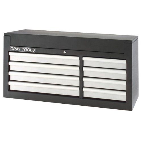 Coffre sup&eacute;rieur - 8 tiroirs, 53-3/8" la, 8 tiroirs, Noir FMT Sales Ltd