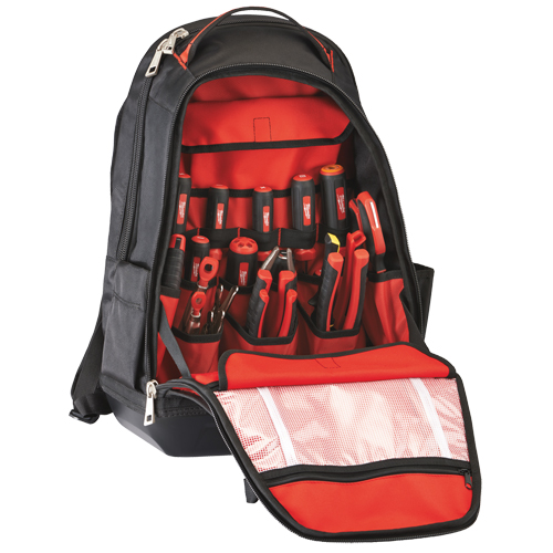 Jobsite Backpack, 20" L x 16" W, Black, Ballistic FMT Sales Ltd