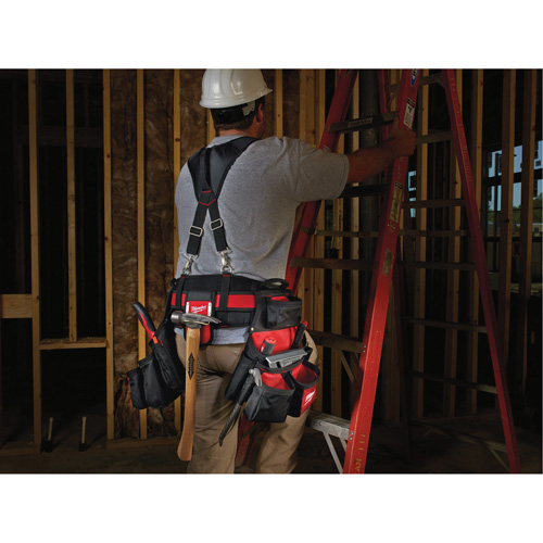 Ceinture de travail a/m&eacute;canisme de suspension pour entrepreneur, Nylon, Noir FMT Sales Ltd