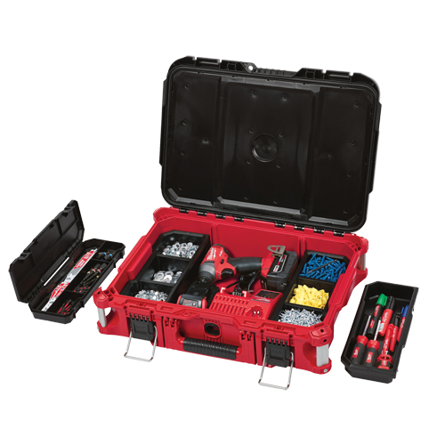 Packout Tool Box, 22" x 16" x 7", Black/Red FMT Sales Ltd