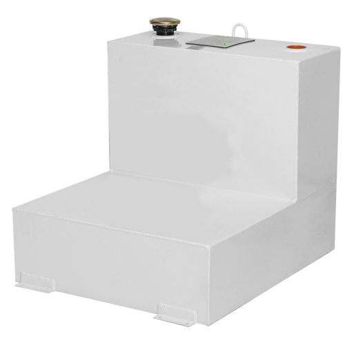 R&eacute;servoir de transfert pour carburant en acier, Acier, Capacit&eacute; 48 gal., Blanc FMT Sales Ltd