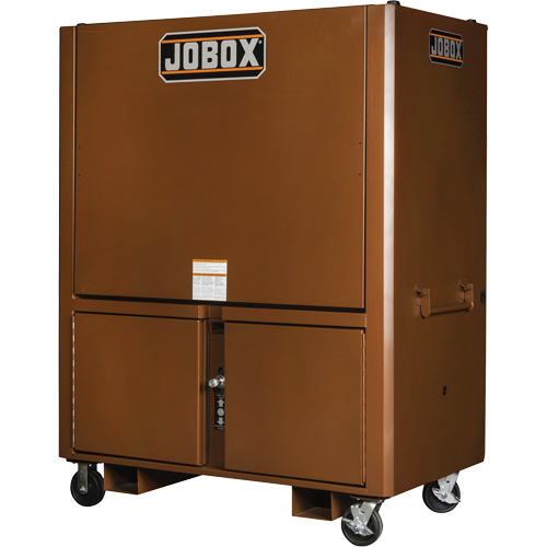 Field Office Jobsite Box, 33" W x 63" D x 80" H, Steel, Red FMT Sales Ltd