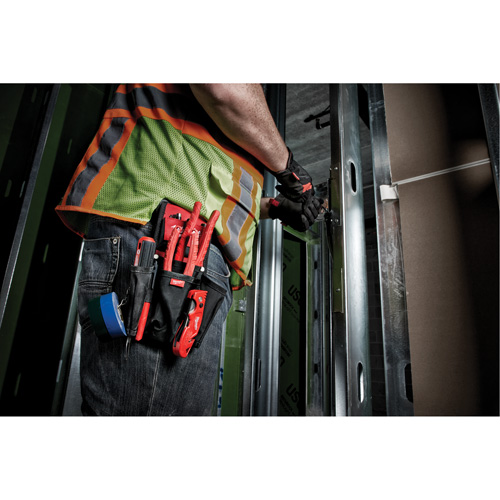 Compact Utility Pouch, Multiple Tool Holder, Nylon, 7 Pockets FMT Sales Ltd
