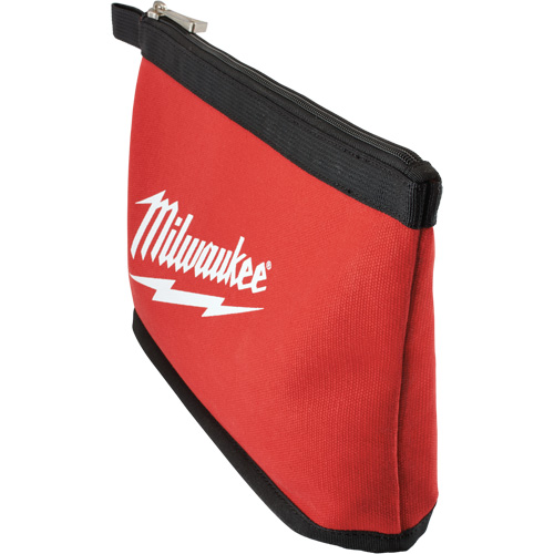 Zipper Pouch, Canvas, 1 Pockets, Black/Red FMT Sales Ltd