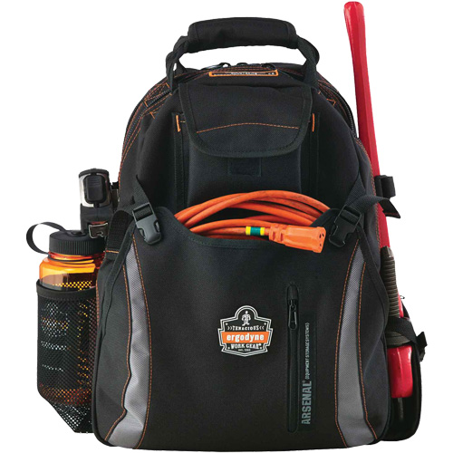 Sac &agrave; dos pour outils 5843 Arsenal, 13-1/2" lo x 8-1/2" la, Noir, Polyester FMT Sales Ltd