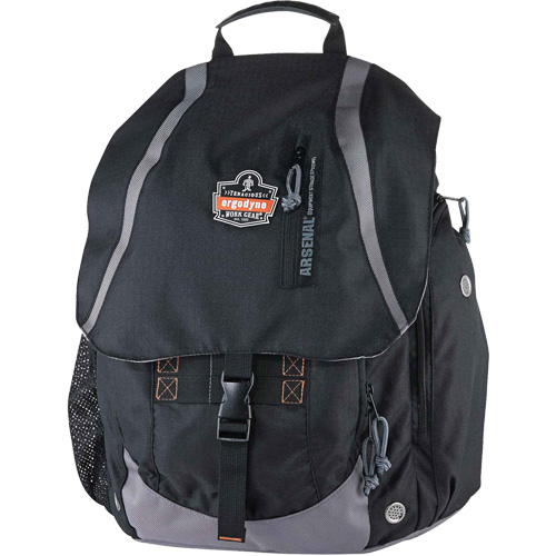 Sac &agrave; dos pour outils 5143 Arsenal, 15" lo x 8" la, Noir, Polyester FMT Sales Ltd