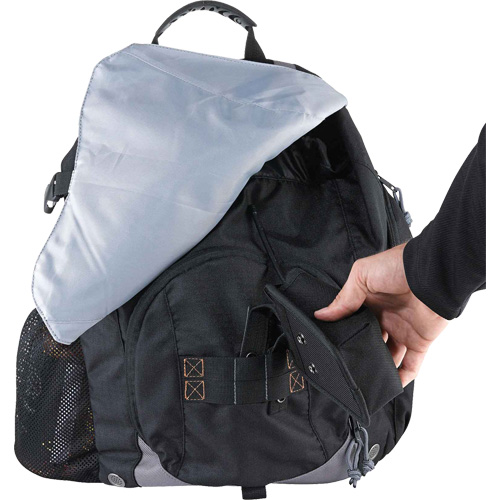 Sac &agrave; dos pour outils 5143 Arsenal, 15" lo x 8" la, Noir, Polyester FMT Sales Ltd