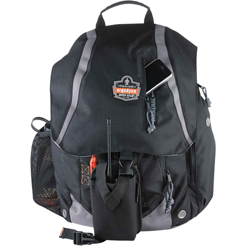 Sac &agrave; dos pour outils 5143 Arsenal, 15" lo x 8" la, Noir, Polyester FMT Sales Ltd