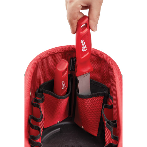 Utility Oval Bag, Ballistic Nylon, 24 Pockets, Black/Red FMT Sales Ltd