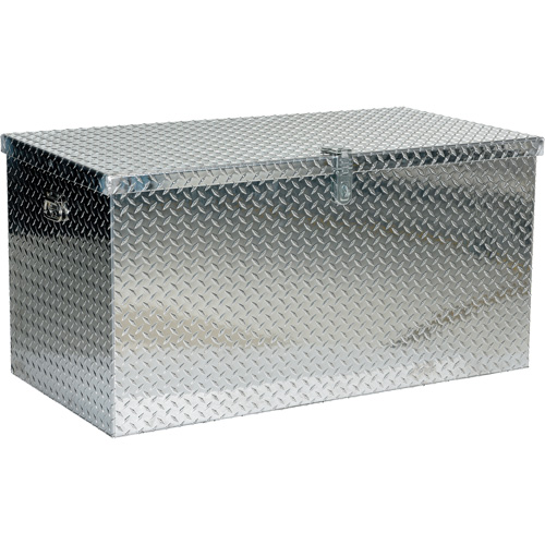 Boîte &agrave; outils portative en t&ocirc;le larm&eacute;e d'aluminium, 25-1/16" P x 49-1/4" la x 24" h, Argent FMT Sales Ltd