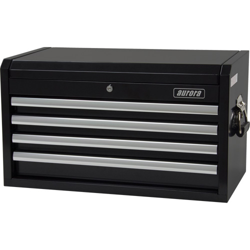 Industrial Tool Chest, 26" W, 4 Drawers, Black FMT Sales Ltd