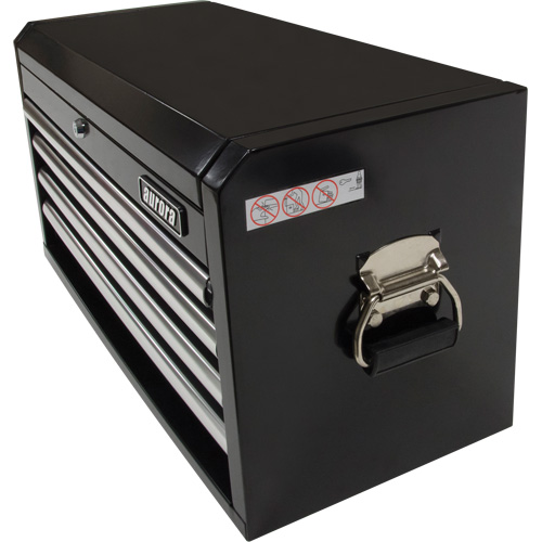 Industrial Tool Chest, 26" W, 4 Drawers, Black FMT Sales Ltd