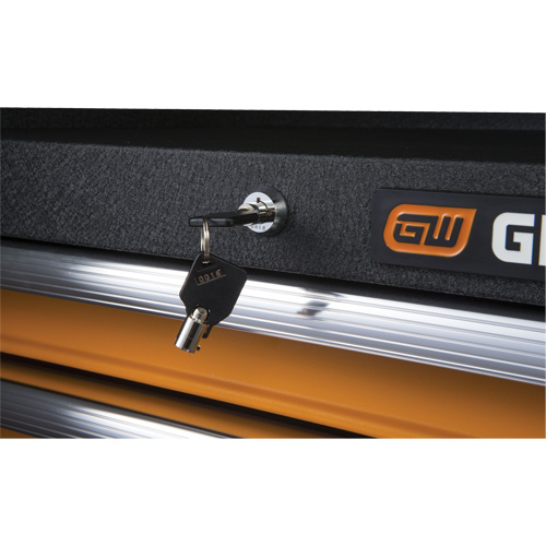 Coffre &agrave; outils de s&eacute;rie GSX, 26" la, 4 tiroirs, Noir/Orange FMT Sales Ltd