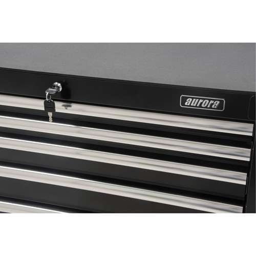 Industrial Tool Cart, 6 Drawers, 39" W x 20-4/5" D x 38-1/2" H, Black FMT Sales Ltd