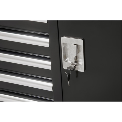 Chariot &agrave; outils industriel, 8 tiroirs, 44-3/10" la x 21-1/10" p x 36-7/10" h, Noir FMT Sales Ltd