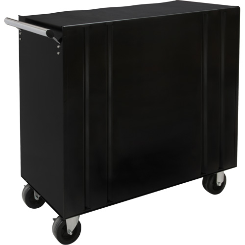 Chariot &agrave; outils industriel, 8 tiroirs, 44-3/10" la x 21-1/10" p x 36-7/10" h, Noir FMT Sales Ltd